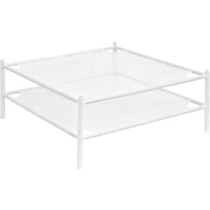 STORAGE MANIAC Sweater Drying Rack, Mesh Clothes Drying Rack, Stackable Laundry Drying Rack, Lay Flat Dryer for Delicates, Portable Dry Rack for Indoor or Outdoor, White, 2-Pack