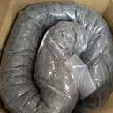 Cat Dog Bed for Pets, Rectangle Pet Bed Gift for Puppy and Kitten, Machine Washable Calming Fluffy Pet Couch Sofa for Indoor Outdoor, Portable Soft Cat Bed with Non-Slip Bottom (Small, Dark Grey)