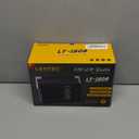 LEOTEC Portable AM FM Radio with Best Reception AC & Battery Operated Big Speaker,Large Tuning Knob,Clear Dial,Earphone Jack for Gift (Red)