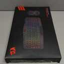 Redragon S101-3 PRO Gaming Keyboard and Mouse, RGB Backlit Programmable Keyboard Mouse with Software, Independent Macro Record Keys, Value Combo Set, New Update Version (Black)