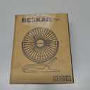 BESKAR USB Clip on Fan, Portable Small Fan with Cord Powered, 3 Speeds Strong Airflow, with Sturdy Clamp, Quiet Personal Desk Fan