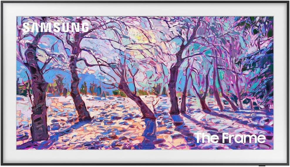 Samsung 32-Inch Class QLED The Frame LS03C Series, 1080p Resolution, Quantum HDR, Art Mode, Anti-Reflection Matte Display, Slim Fit Wall Mount Included, Smart TV w/Alexa Built-in (QN32LS03CB)