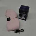 LC-dolida Sleep Mask with Bluetooth Headphones, Ice Silk Sleep Headphones with Bluetooth 5.4, Total Blackout Eye Mask for Sleeping, Sleep Soft Mask for Women Men, All Night Sleep, Travel(Pink)