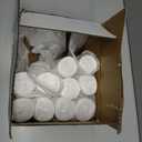 Plasticplace 7-10 Gallon Trash Bags 6 Microns Clear Garbage Can High Density Liners 24" x 24" (1000 Count)