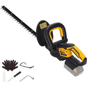 Hedge Trimmer for Dw 20V Battery,Hedge Trimmer Cordless with 22'' Dual-Action Blade and 3/5'' Cutting Capacity,1600RPM& Safety Lock (Battery Not Included)