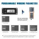 Runleader RL-BI609B Battery Power Meter, DC12V to 24V, Low Battery Reminder & Waterproof Design.