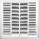 Return Air Filter Grille for 20x20 Duct Opening, Steel Return Air Grille with Removable Door for 1-Inch Filters, HVAC Vent Cover Grill for Sidewall/Ceiling, Outer Dimensions: 22 5/8"Wx22 5/8"H