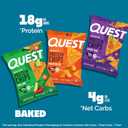 Quest Nutrition Tortilla Style Protein Chips Variety Pack, Chili Lime, Nacho Cheese, Loaded Taco, Low Carb, High Protein, Gluten Free, 1.1 oz (Pack of 12) (EXP 11/24/26)