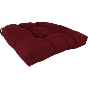 College Covers Everything Comfy Indoor/Outdoor Seat Patio D Cushion, 1 Count (Pack of 1), Burgundy