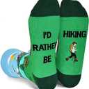 vavcktye Funny Socks Stocking Stuffers for Men Teens Gifts For Christmas Birthday Gifts for Men Dad Boyfriend Son Him (Hiking)