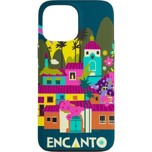 iPhone 13 Pro Max Disney Encanto Madrigal House Painted Paradise Navy Blue Case