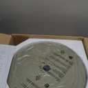 Large Olive Green Pendant Light, 17.7" Vintage Ceiling Chandelier with 3-Layer Metal Shade, Mid Century Modern Light Fixture for Dining Room, Shop, Cafe