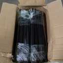 Black Rebar Stakes 16inx10mm Galvanized J Hook 40pcs – Heavy Duty Ground Tent Stakes for Fence,Bounce House,Outdoor Plants,Artificial Turf,Dog Coop,Metal Stakes for Christmas Decorations