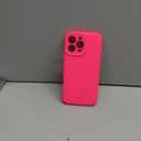 Vooii Compatible with iPhone 16 Pro Max Case, Liquid Silicone Upgrade [Camera Protection] [Soft Anti-Scratch Microfiber Lining] Shockproof Phone Case for iPhone 16 Pro Max 6.9 inch - Hot Pink