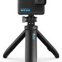 GoPro Camera Shorty (Mini Extension Pole + Tripod) (Gopro Official Mount), Black (AFTTM-001)