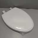 Mayfair NextStep2 Toilet Seat with Built-In Potty Training Seat, Slow-Close, Removable that will Never Loosen, Elongated, White