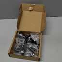 2 Inch Stem Caster Wheels 600lbs, Threaded Stem Casters Set of 4 Heavy Duty, 1/4"-20x1 (Screw Diameter 1/4", Stem Length 1"), Safety Dual Locking Industrial Castors, Wheels for Cart, Furniture