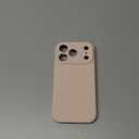 Vooii Magnetic for iPhone 17 Pro Case, Compatible with Magsafe (Premium Liquid Silicone) (Integrated Camera Control Button) Full Body Protective Anti-Scratch Microfiber Lining 6.3", Pink Sand