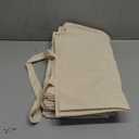 TBF 19 Pack Eco-Friendly Canvas Tote Bags Wholesale – Reusable Bulk Cotton Tote Bag with Handles, Convention Bags, Beige