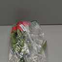 Veryhome Artificial Red Flowers Silk Roses Fake Bridal Wedding Bouquet for Home Garden Party Floral Decor 10 Pcs (Rose Bud - Red)