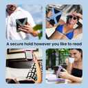 Strapsicle Silicone Hand Straps | Accessory for Kindle Paperwhite 6.8–7" (2021–2024) and Kobo Aura HD | 2‑Pack | Black