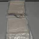 2 x 2 Pack Linen Bread Bag for Homemade Bread Container - Plastic Lined, 19.7 x 13.7 Inch Unbleached & Reusable Bread Storage for Bakery Baguette Picnic Wedding Wrapping Camping