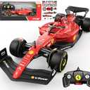 Voltz Toys Authentic Licensed 1:18 Ferrari F1 75 Remote Control Car - F1 Collection RC car Series for Kids and Adults - 2.4GHz RC Car for Gift (1:18 Ferrari F1 75)