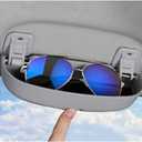 SXCY for 2022-2024 2025 Hyundai Tucson Santa Cruz Glasses Holder Box Custom Fit 2022-2024 2025 Tucson Santa Cruz Interior Accessories for Hyundai Sunglasses Case Holder Handle Replaced Storage (Gray)