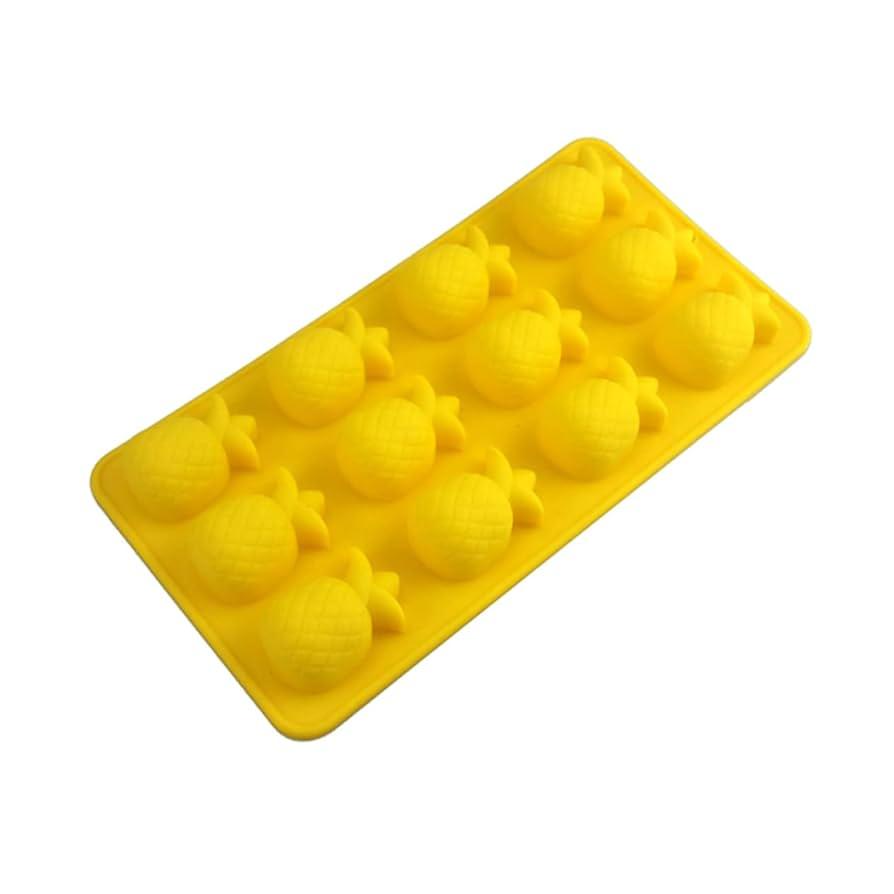 Zerodeko Pineapple Silicone Molds Nonstick Candy and Moulds for Soap Making Food-grade Flexible Design for Home Kitchen Use for Boys and Girls Crafts and Baking Projects, 2 Pack