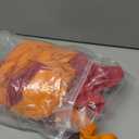 Halloween Costume for Women, Brown Bob Wig, Long Sleeve Turtleneck Crop Top, Skater Skirt (Medium, Orange)