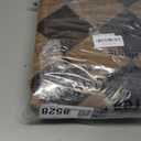 Beeiva Checkered Hallway Runner Rug 2.5x8 Vintage Kitchen Runner Rugs Non Skid Washable 8ft, Stain Resistant Ultra Thin Entryway Decor Framhouse Fall Diamond Carpet for Bathroom Besides (Brown/Black)