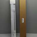 Aluminum Mini Blinds for Indoor Windows Cordless 1In No Holes 100% Privacy Protection L-Shaped Slats Room Darkening Horizontal Window Blinds for Office,Home, White, Custom Size