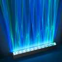 TACAHE Dynamic Wave Wall Light - Flowing Water Visual - RGB + 6000K Solid Color - Light Effects & Music Sync - APP & Remote Control - Indoor Enhance Ambient Lamp - 30W - 39 Inch - 1 Pack