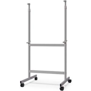 Maxtek Mobile Whiteboard Stand with Wheels, Stand Only, No Drill (Grey)