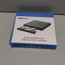 Amicool External DVD Drive USB 3.0 USB C CD Burner CD/DVD +/-RW Optical Drive, Slim Portable DVD CD ROM Rewriter Writer Duplicator for Laptop Desktop PC Windows 11/10/8/7 MacBook Mac Linux OS Apple