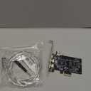 PCIe Firewire 400 Card, IEEE 1394a PCI Express 4 Ports PCIe Card (3 X 6 Pin and 1 X 4 Pin),Firewire 400 Adapter for Windows 7/8/10/11/Mac Os/Xp/2000/2003/ Vista/Dos, Linux(PCIE-IEEE 1394A)