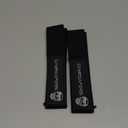 Gymreapers Lifting Wrist Straps for Weightlifting, Bodybuilding, Powerlifting, Strength Training, & Deadlifts - Padded Neoprene with 18 inch Cotton (Black - No Padding)