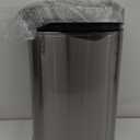 NINESTARS AMZ-SOT-50-3 Step-on Trashcan, 13.2 Gal, Stainless Steel (13.2 Gallons)