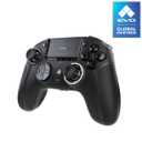NACON Revolution 5 Pro Officially Licensed PlayStation Wireless Gaming Controller for PS5 / PS4 / PC - Hall Effect, Trigger Stops, Mappable Buttons, Bluetooth Audio - Triple Black
