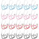Hanaive 20 Pcs Kids Stethoscope Toys Bulk Stethoscopes for Children Girl Boy Doctor Nurse Party Halloween Costume Role Cosplay Pretend Game Accessories, 4 Colors