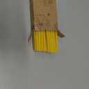 Pure Beeswax Candles, 6.3" Decorative Thin Taper Candles,Honey Scented, Dripless, Smokeless, 30min Burn Time for Birthday, Dinner, Prayer, Church, Hanukkah, Christmas (Yellow, 50 pcs)