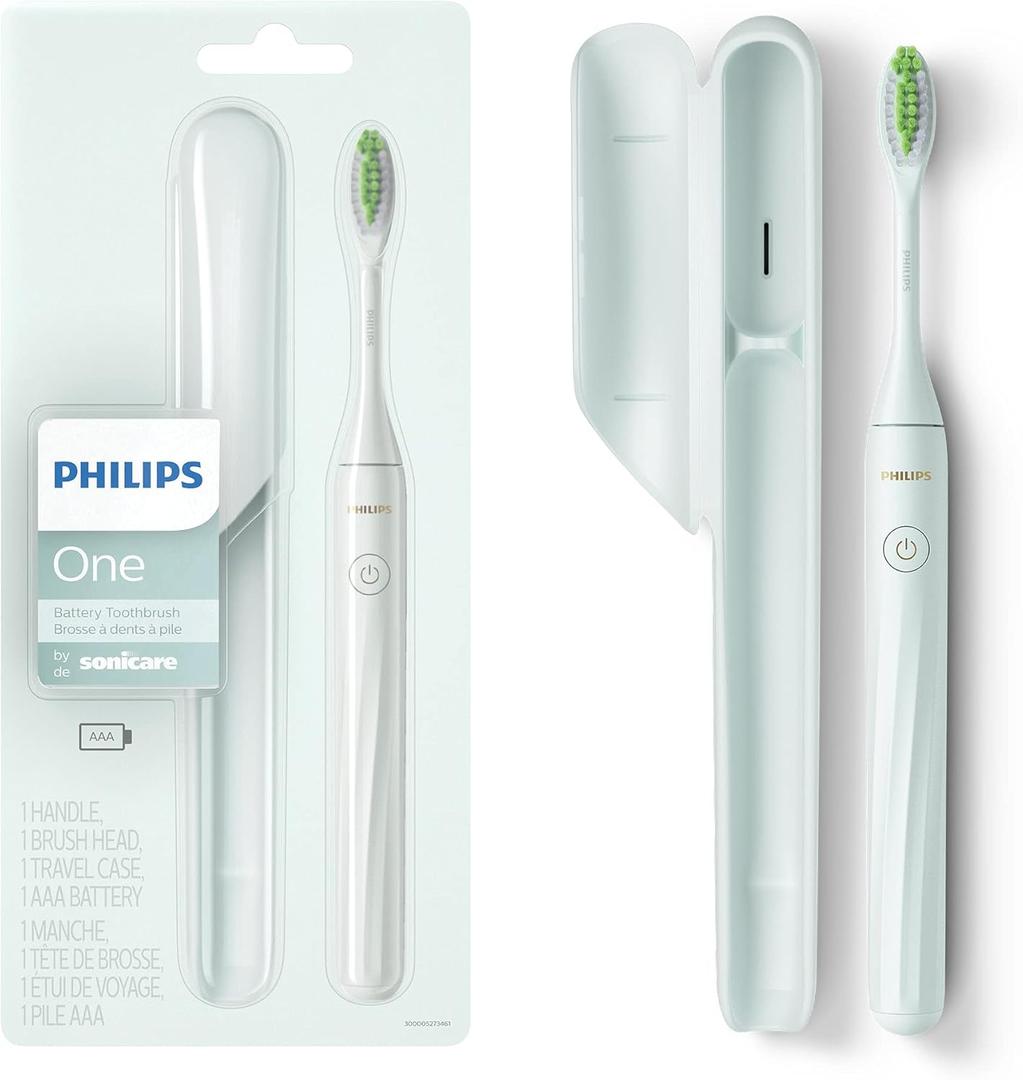 Philips Sonicare Battery Toothbrush, Mint Light Blue, HY1100/03