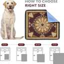 Qeils Washable Pee Pads, Reusable Puppy Pads 4 Pack 30"x34" Super Absorbent Leakproof Dog Training Pads, Non-Slip Wee Wee Pads for Crate, Floor, Potty Pads Feeding Mat Dog Pee