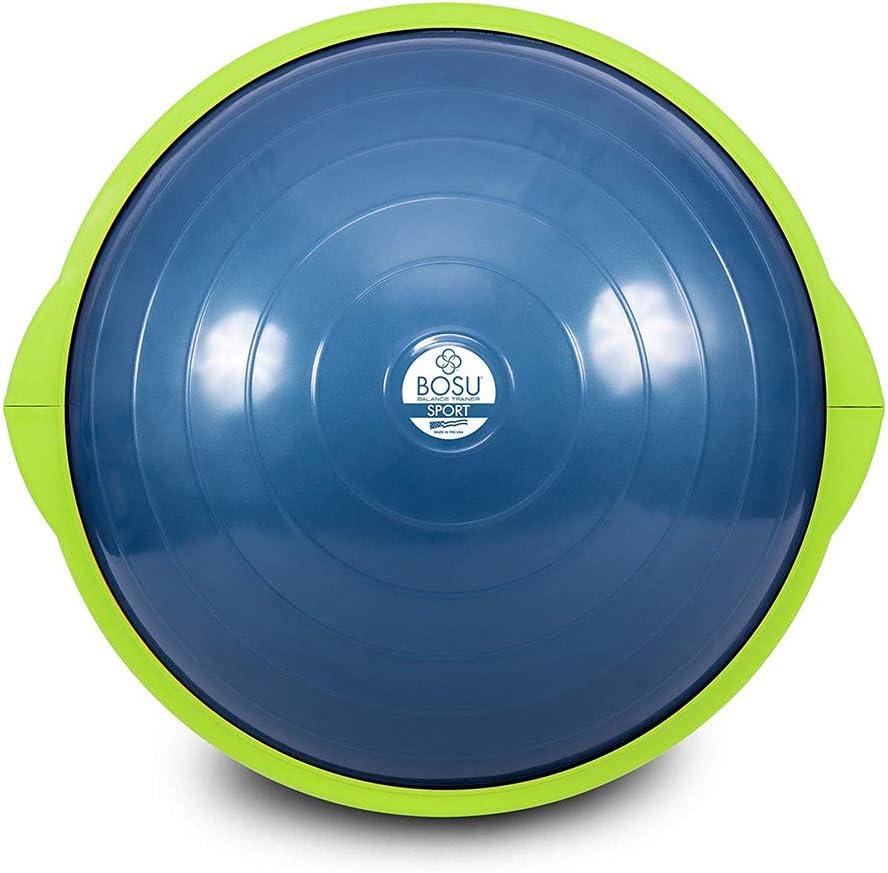 BOSU Sport Balance Trainer, Travel Size Allows for Easy Transportation and Storage, 50cm, (Blue/Neon)