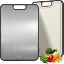 Titanium Cutting Board, Double Sided Titanium Cutting Boards for Kitchen, Dishwasher Safe Easy to Clean Large Size 15.2"10.4"