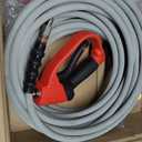 Pressure Washer Gun and Hose Kit, 4800PSI Steel-Braided & Durable - Flexible & Kink-Resistant Power Washer Hose 50 FT with 3/8" Swivel Quick Connector and M22 14mm Adapters Replacement