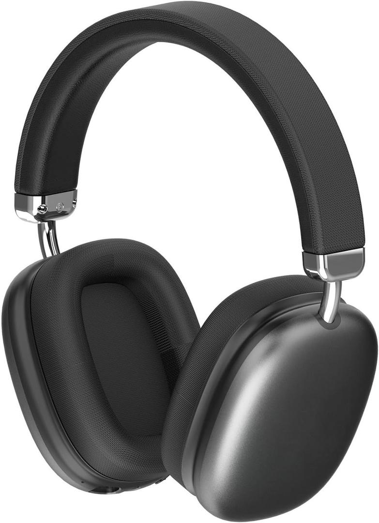 Wireless Over Ear Headphones, Noise Canceling Bluetooth 5.3 Head-Phones with Microphones,Hi-Res Audio,24H Playtime,HiFi Audio Adjustable Heads for iPhone/Android/Samsung