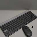 Logitech MK470 Slim Wireless Keyboard and Mouse Combo - Modern Compact Layout, Ultra Quiet, 2.4 GHz USB Receiver, Plug n' Play Connectivity, Compatible with Windows - Graphite