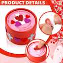 Eersida 24 Pcs Inspirational Valentine Prayer Box Craft Kit Religious Crafts Valentine's Day DIY Handmade Box for Sunday Art Activities