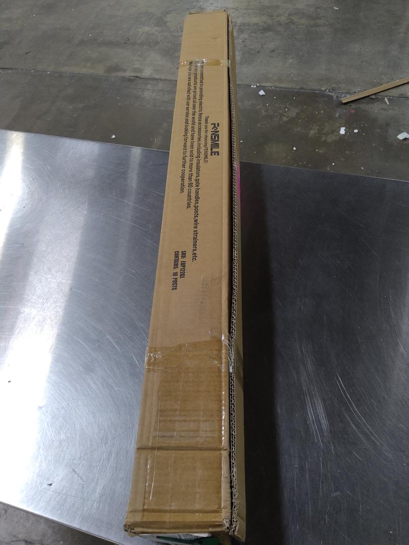 4 Feet Fence Posts Sturdy Duty Metal Fence Post, No Dig Garden U Post for Wire Fencing Steel Post for Yard, Outdoor Wire, Pack of 10